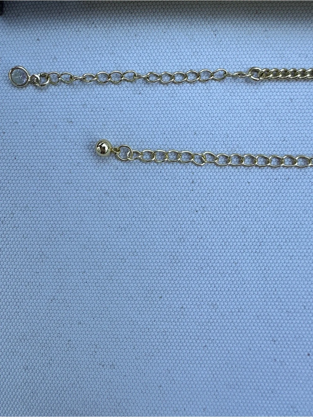 Delicate Gold Chain Necklace Set - Two Styles